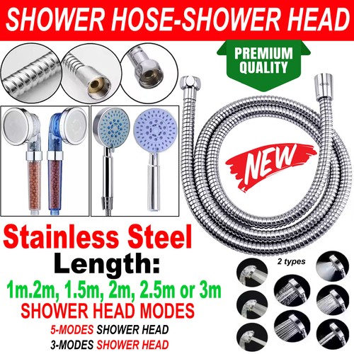 Shower hose 2 - shower, 1.2/1.5/2/2.5m