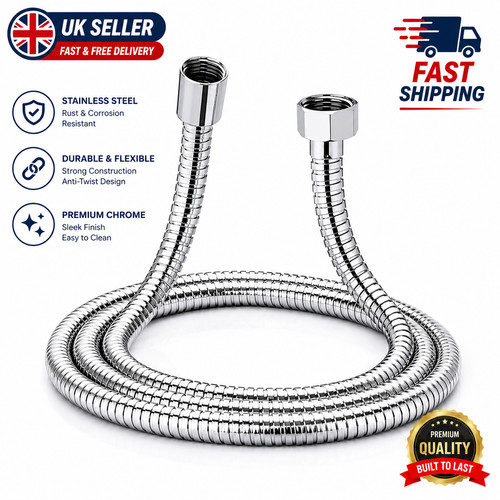 Stainless steel shower hose - stainless,