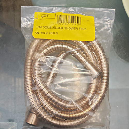 Double lock metal shower - double,