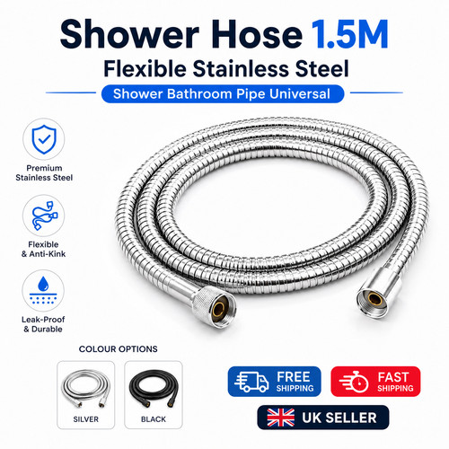 Shower hose flexible - shower, 1.5m