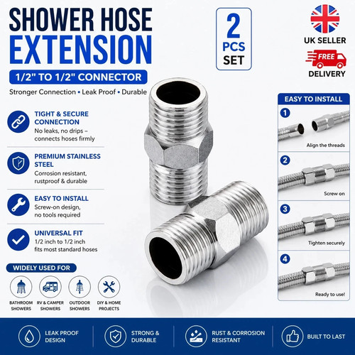 2pcs universal shower hose - universal,