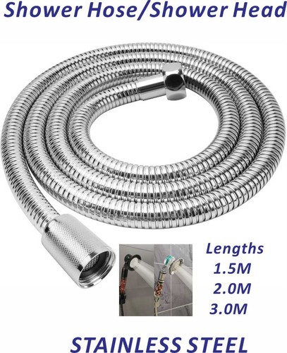 Stainless steel shower hose - stainless,