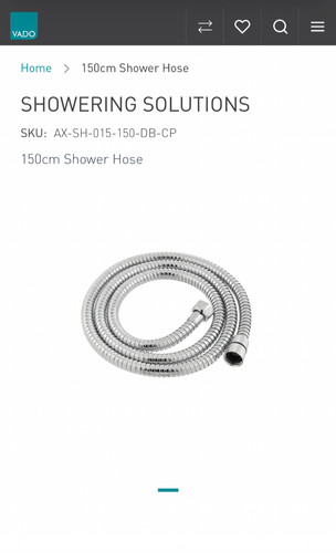 Vado shower hose 150cm - shower,