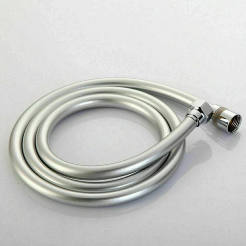 Smooth matt silver shower hose - matt,