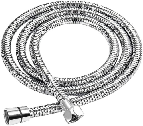 Stainless steel shower hose - stainless, 1m